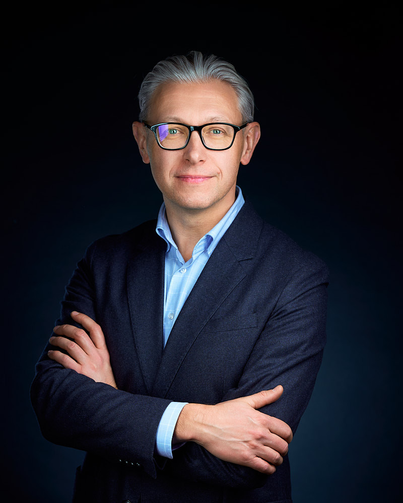 Zdjęcie biznesowe CEO firmy z branży IT